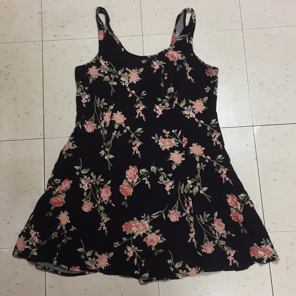Mid Thigh Length Flow-y Floral Plus Size Dress